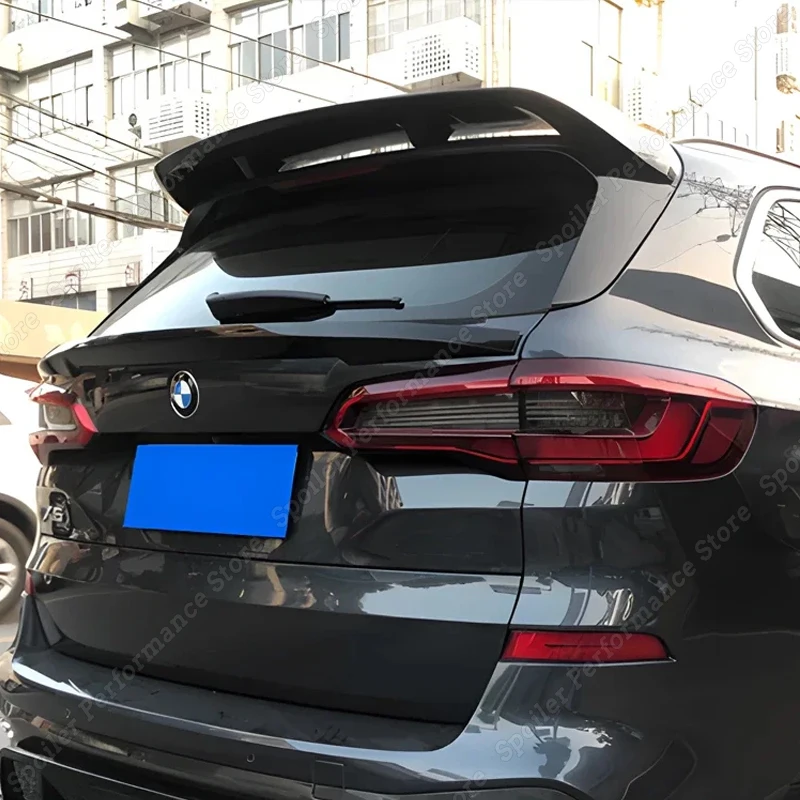 Car Rear Roof Spoiler Wing Lip for BMW X5 G05 30d 40d 40i 45e M50i M50d M Performance Style 2019-2024 Body Kits Accessories