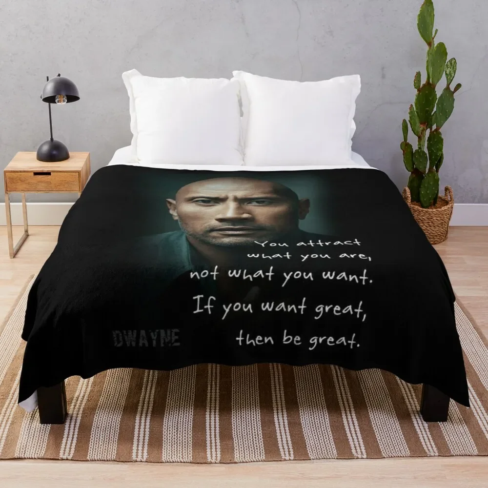 dwayne johnson Throw Blanket Extra Large Throw Luxury Thermals For Travel Blankets