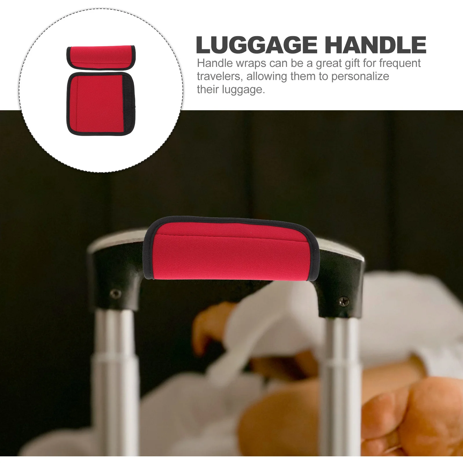 قطعتان من أغطية الأمتعة المرنة الناعمة لحقيبة السفر وخفيفة الوزن وصغيرة الحجم #6