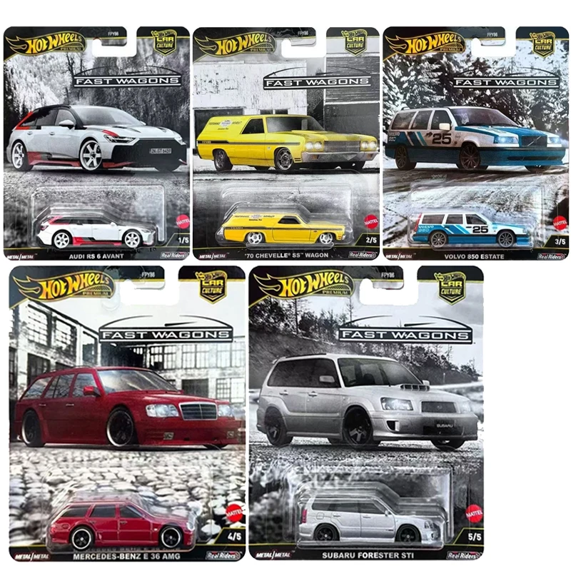 original-hot-wheels-vagoes-rapidos-premium-carro-cultura-subaru-forester-audi-avant-benz-ambg-volvo-estate-1-64-meninos-brinquedos-modelo-de-metal