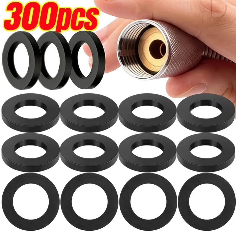 

Heavy Duty Rubber Sealing Ring Waterproof Flat Washers Sealing Gasket Ring Shower Nozzle Hose Leak-proof Plumbing Pipe Fasteners