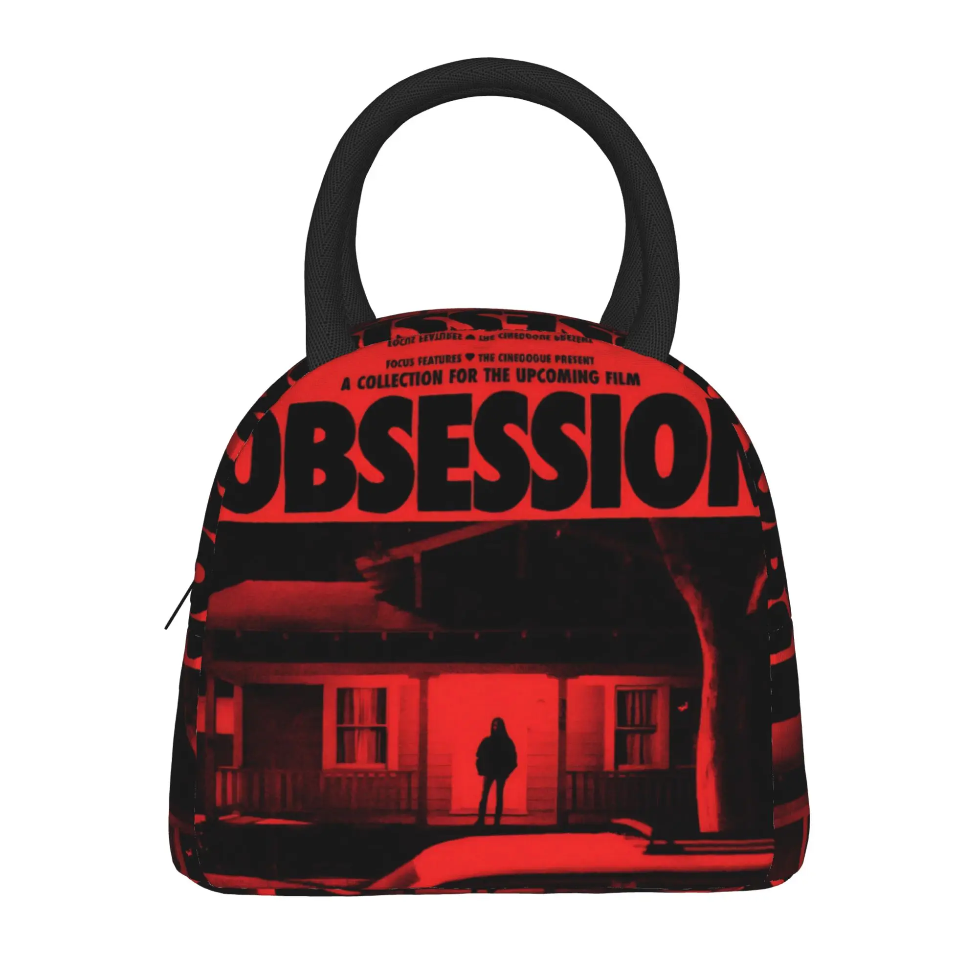 

Obsession 2026 Horror Movie Thermal Insulated Lunch Bag for Picnic Portable Food Bag Men Women Cooler Thermal Lunch Box