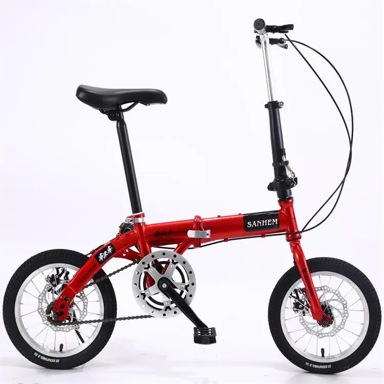 14-Zoll-Klapprad, ultraleicht, tragbar, für Erwachsene, Klappfahrrad, urbanes Freizeit-Radfahrrad