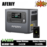 AFERLY P210 Portable Power Station 2400W Solar Generator 2048Wh LiFePO4 Battery Home Backup Outdoor Camping Mobile power