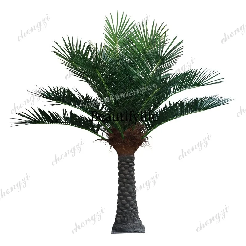 A74 Hotel shopping mall artificial simulation coconut tree garden decoration landscaping
