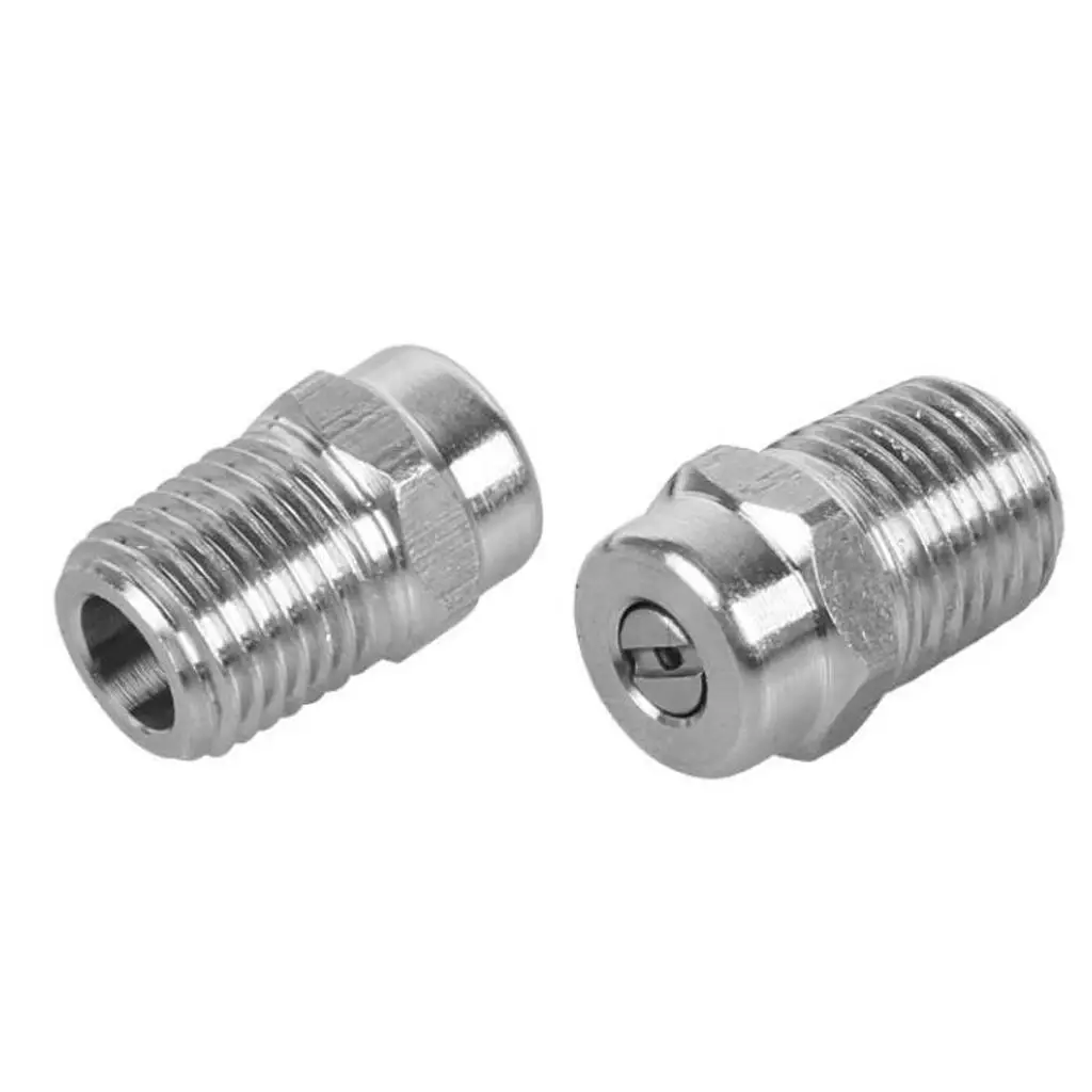 High Pressure Cleaner Washer Parts Stainless Steel 25 Degree Spray Nozzle Water Nozzle for Garden and Machine Use