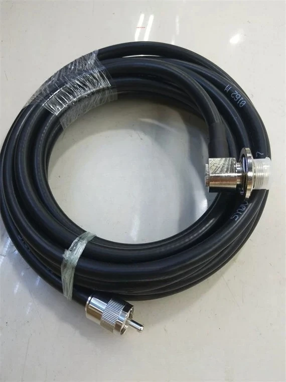 

Suitable for Kenwood 271/471/281/4817 Pure Copper Feeder, 5-Meter Lead Wire for Radio Connection with Low Loss