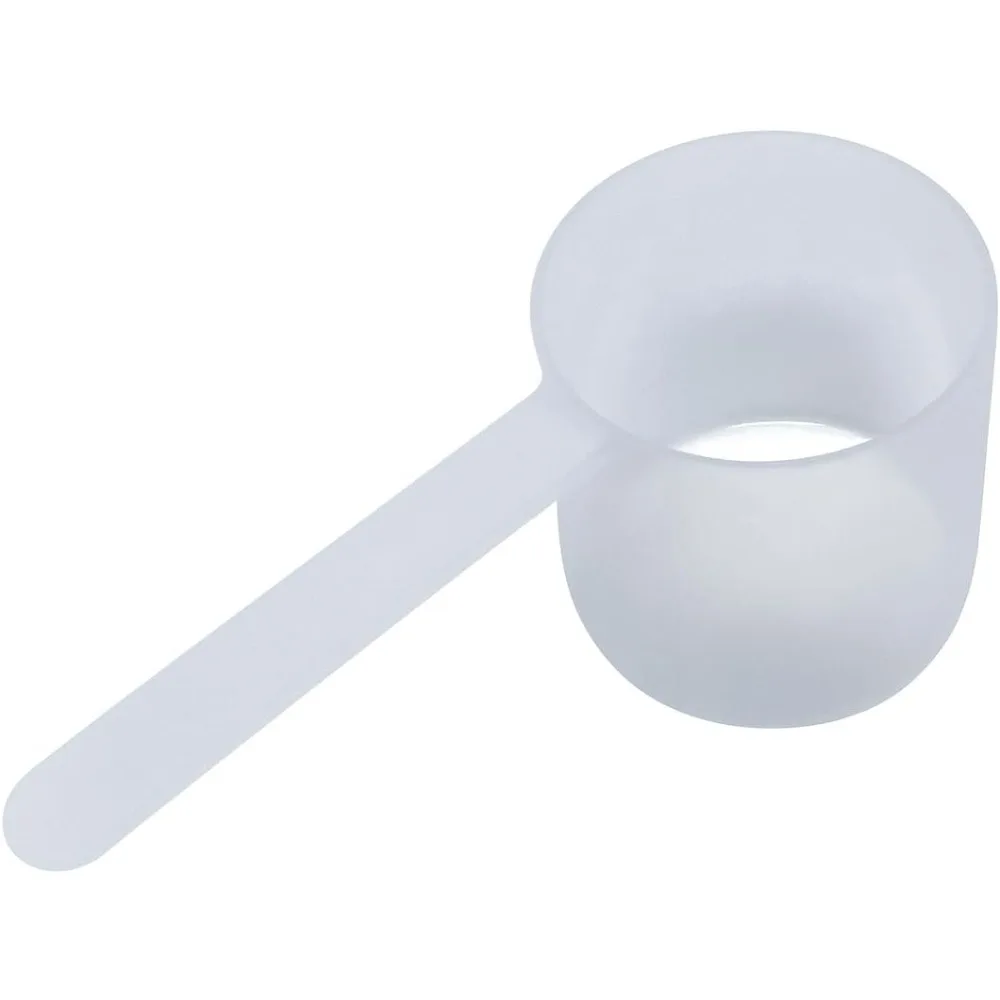 Cuchara Medidora de Plástico con Mango Largo, 1/2 Taza, 4 Oz, 118.4 mL, Ideal para Café, Proteína en Polvo, Alimentos para Mascotas, Especias, Granos, Alimentos Secos a Granel, Taza Medidora Grande para Cocina con Agarre Ergonómico, Libre de BPA, Apta para Alimentos, Duradera, Apta para Lavavajillas