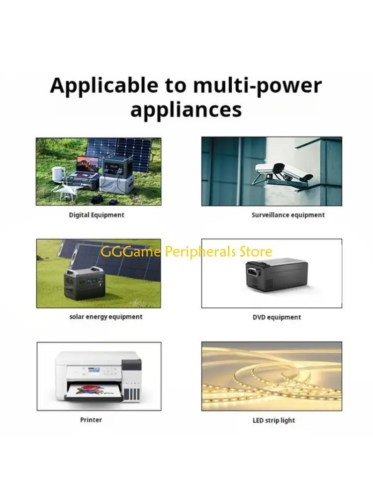 U55B Solar Controller Solar Power Adapter With DC12V And USB 5V Charging For Travel And Emergency Conversion Use
