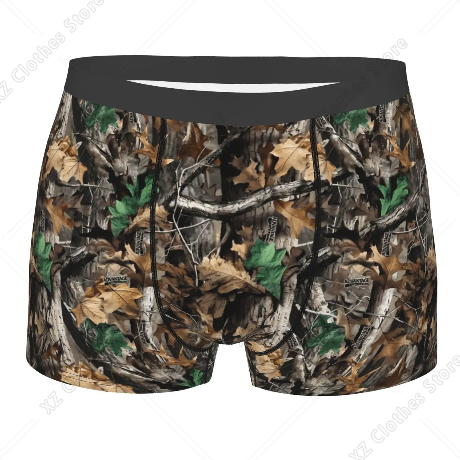 Camouflage Hunting Forest Men Underwear Boxers Breathable Mens Boxershorts Men's Panties Underpants Man Boxers Briefs Trunks