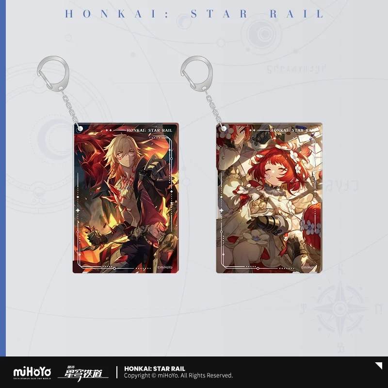 Sunsyea Honkai Star Rail Official Merch miHoYo Original Authentic Light Cone Series Acrylic Keychain Sunday Dan Heng
