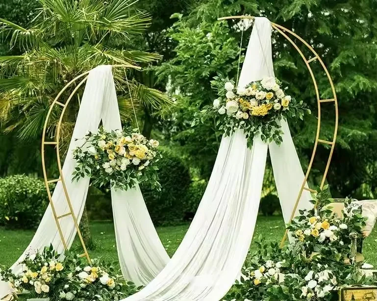 2 Stück Großhandel Hochzeitsbögen Liebesbögen Halbmondbögen Hochzeits-Hintergrunddekoration – Detail 3