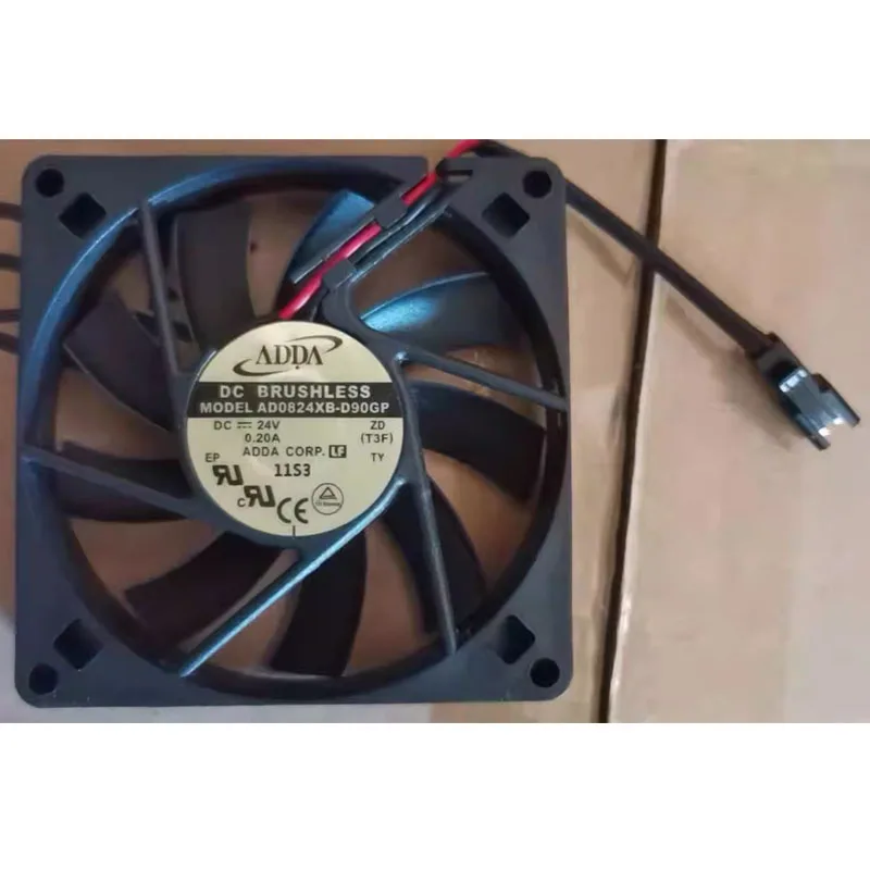 

Cooling Fan ADDA AD0824XB-D90GP 80mm 8cm 24V 0.20A Axial Frequency Converter Fan 80X80X15mm