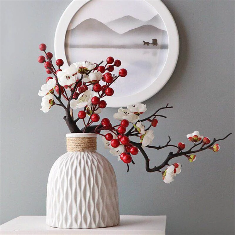 2pcs Plastic flowerpot products, pineapple pattern flower arrangement artifact, flowerpot simulation home decoration
