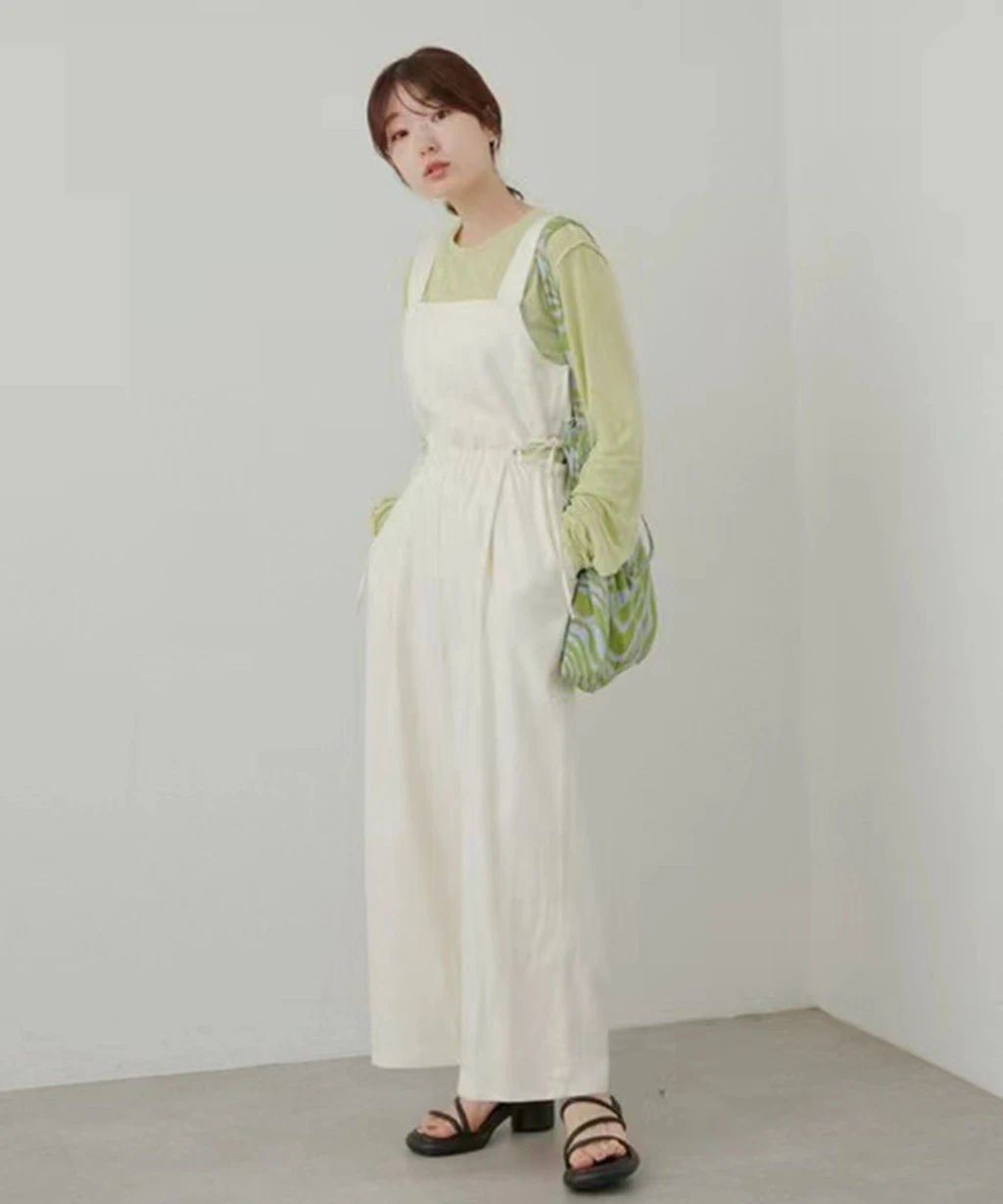 กางเกงเอลีแบรนด์ คาส แบบชิ้นเดียว ดีไซน์โดดเด่น ช่วยลดอายุ สไตล์ลำลองสำหรับผู้หญิง ใส่ได้ทุกฤดู ดีไซน์เว้าช่วงเอว