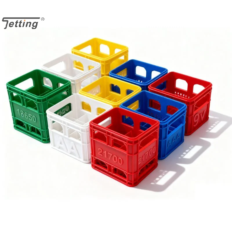 3D 프린팅 배터리 보관함 DIY 맥주 상자 번호 5 Aa 번호. 7 AAA 18650 배터리 적층형 보관 바구니 보관함