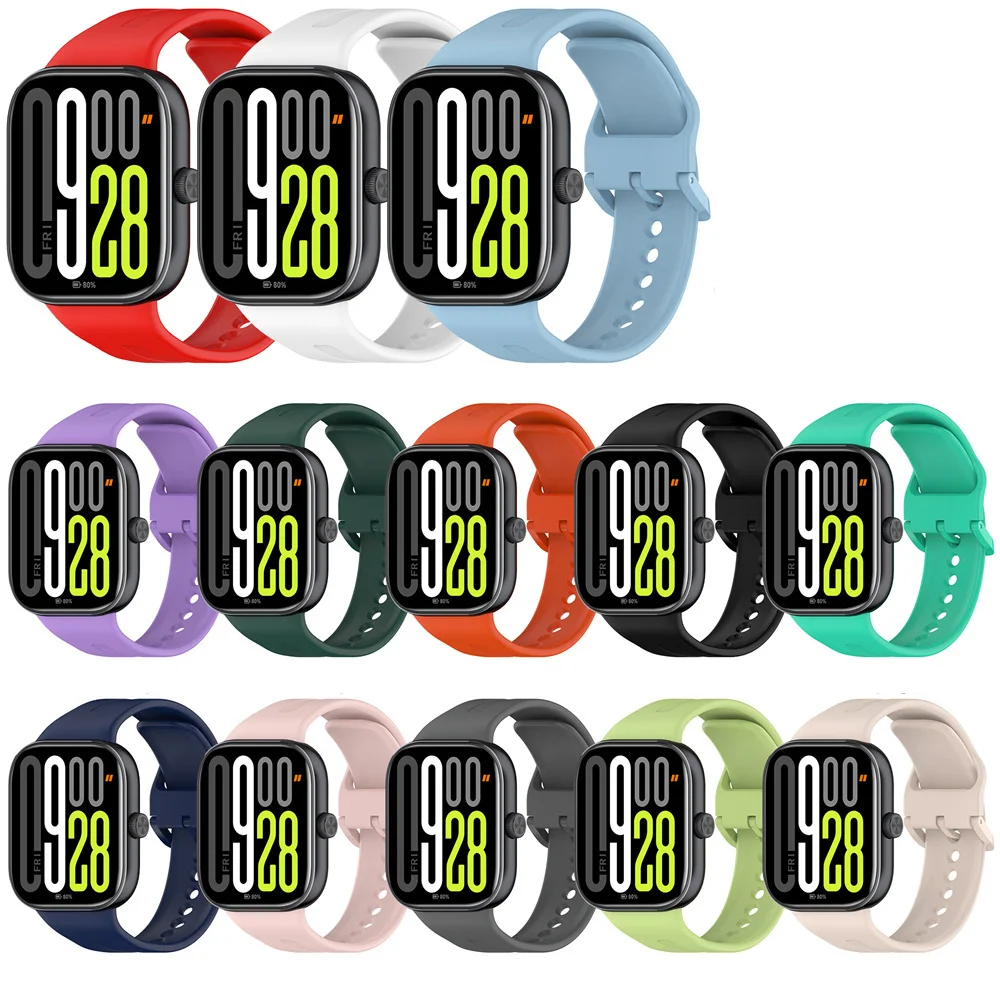 Silikon-Armband für Xiaomi Mi Band 9 Pro, atmungsaktives Smart-Armband für Redmi Watch 5, Ersatz-Zubehör Correa – Detail 3