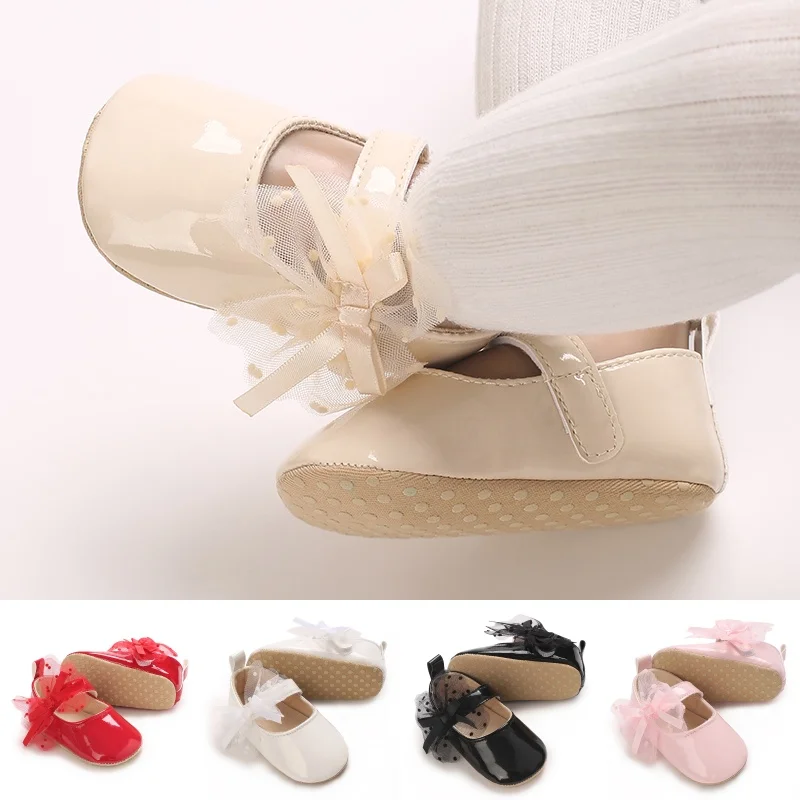 

Cute New 0-18M Girls' Newborn Baby Shoes Classic Fashion Soft Sole Casual Princess Shoes First Walker Soft Sole for Toddlers