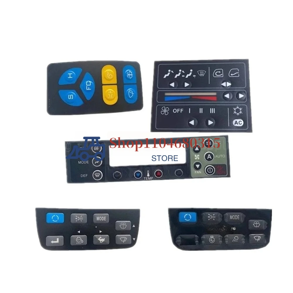

Для Kobelco SK200 230 250 260 360 Hitachi Komatsu EC наклейка на панель управления кондиционером, наклейка на инструмент, детали экскаватора