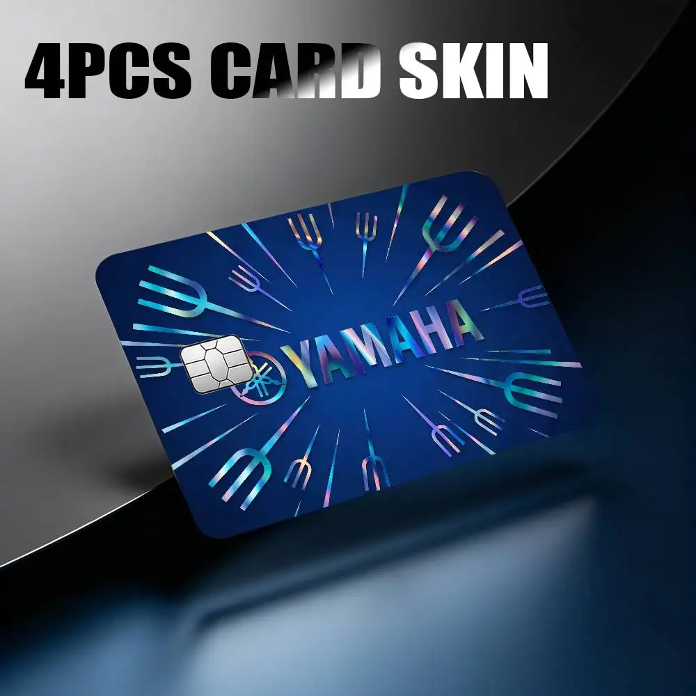 

FOR YAMAHA STICKERS Laser Reflective Card Skin Sticker For Debit Credit Card
