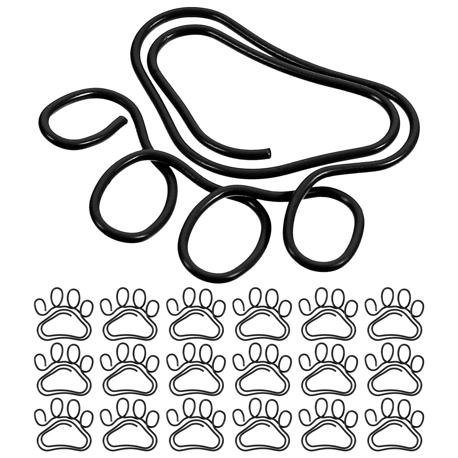 20Pcs Metal Cat Clips Cute Small Document Clips for File Organization Creative Office Supplies Clasp for Envelopes and