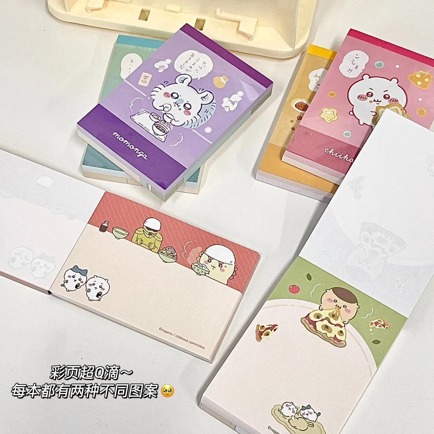 دفتر مذكرة رائع من Kawaii Chiikawa مع صفحات قابلة للفصل من Chii & Hachibei للمجلات دفتر ملاحظات على الطراز الياباني اللطيف