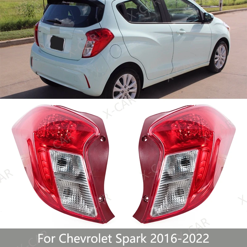 Rear Bumper Tail Light Stop Brake Lamp For Chevrolet Spark 2016 2017 2018 2019 2020 2021 2022 Taillight Taillamp No Bulb