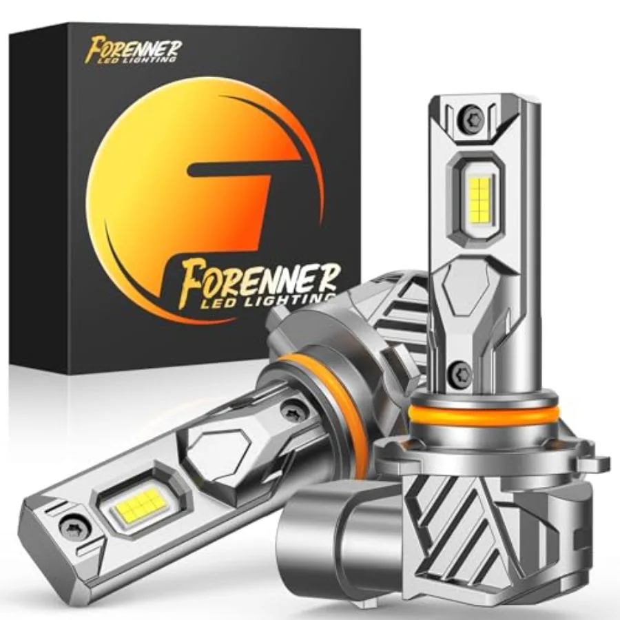 

9005 Light Bulbs 900% Super Bright 6500K Cool White HB3 Fog Light Bulbs 1:1 Mini Size 10-Year Service Life Direct Installation
