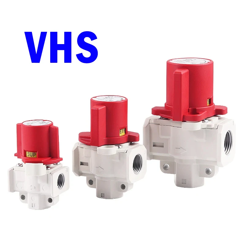 VHS Pneumatic Residual Pressure Release Valve | Quick Exhaust & Overpressure Protection | Industrial Air System Safety Valve