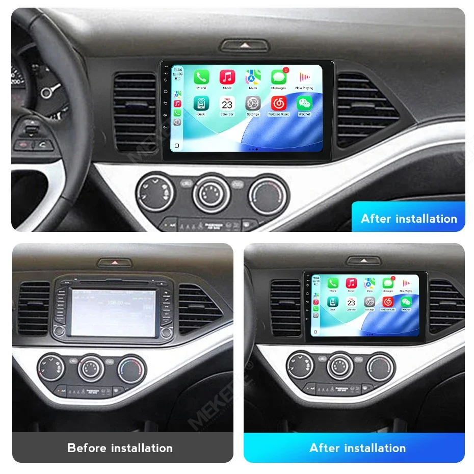 Linux System Car Radio Stereo For KIA PICANTO Morning 2011-2016 IPS 1280*720 Wireless Carplay AHD FM RDS Car Multimedia Player