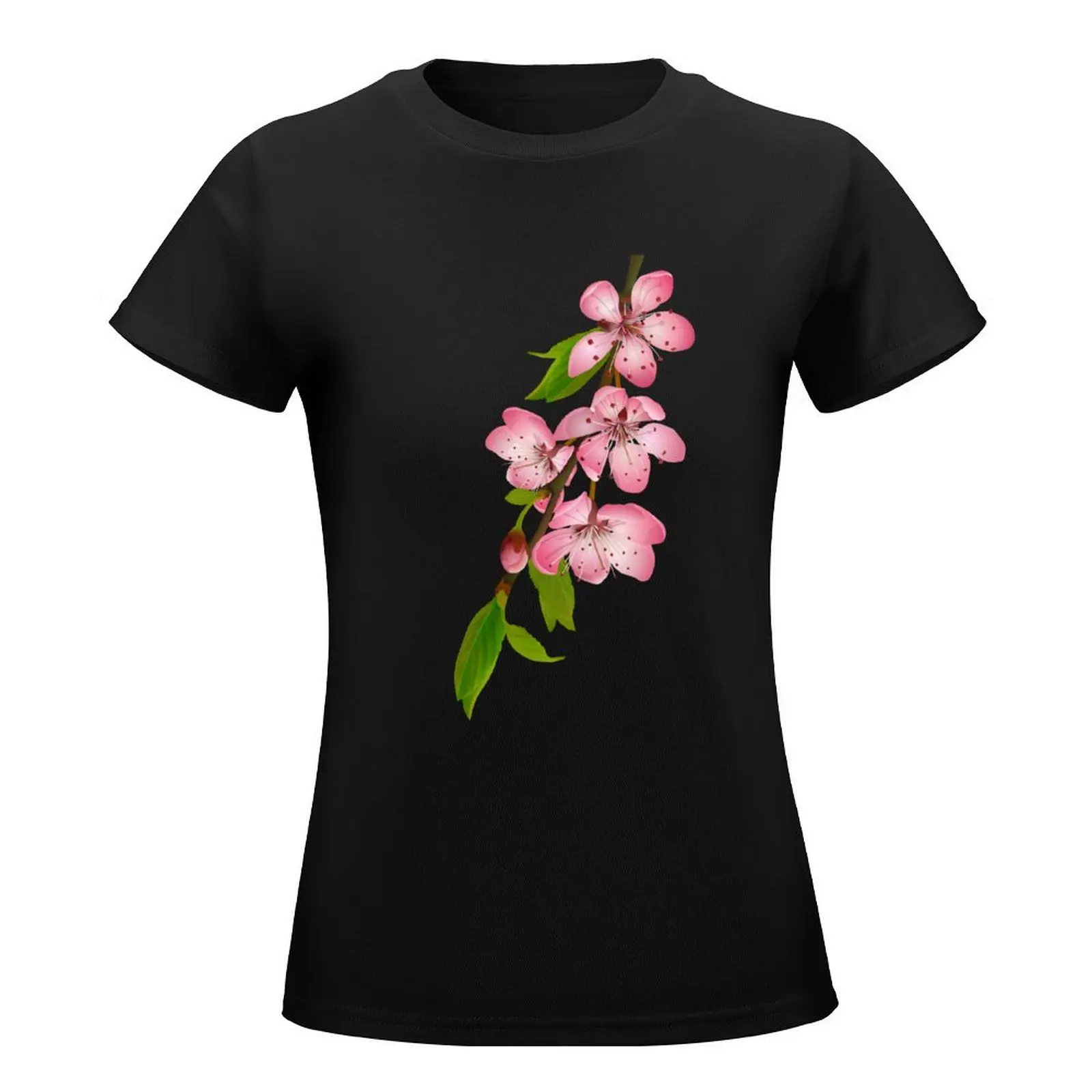 Sakura Cherry Blossom T-Shirt cute tops shirts graphic tees vintage clothes t shirts for Womens