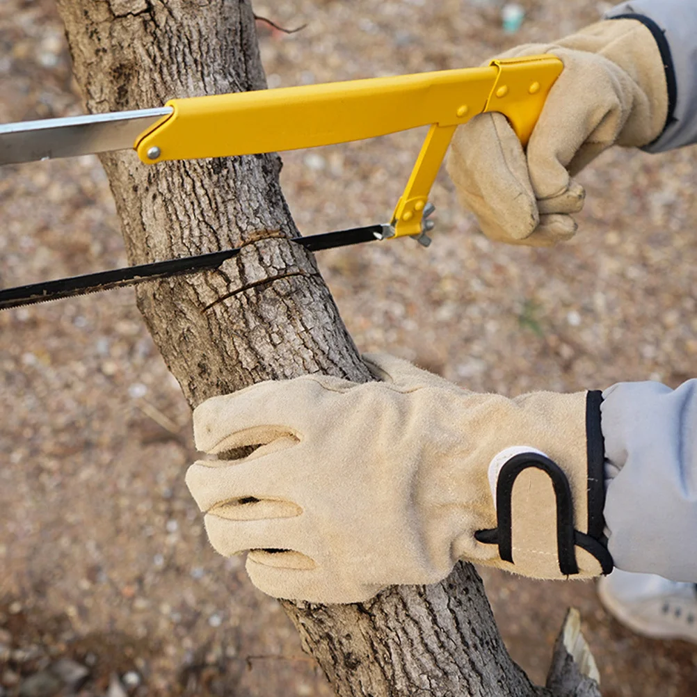 

1 Pair Heat Resistant Grill Gloves For Outdoor Camping Barbecue Cooking Fireplace Oven Baking Lightweight Protective Handwear