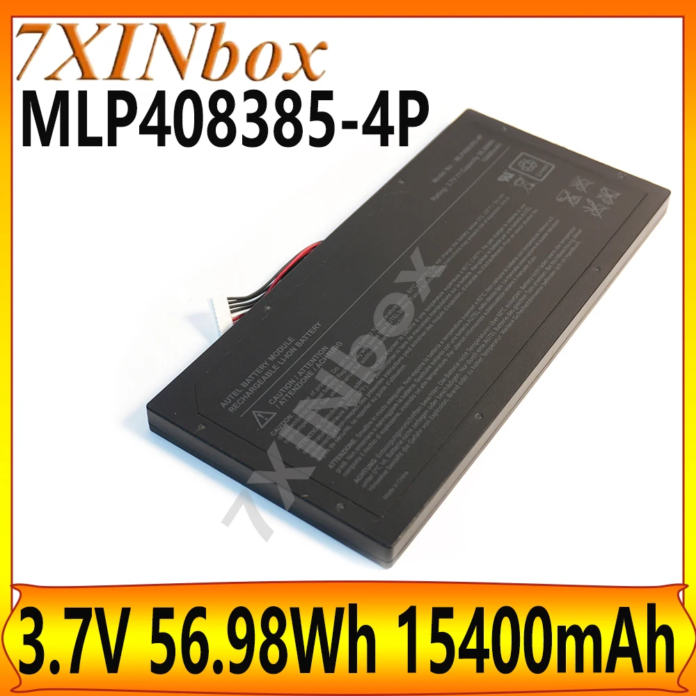 7XINbox MLP408385-4P 408285 3.7V 56.98Wh 15400mAh Battery For AUTEL MaxiSys Elite MS909 MS919
