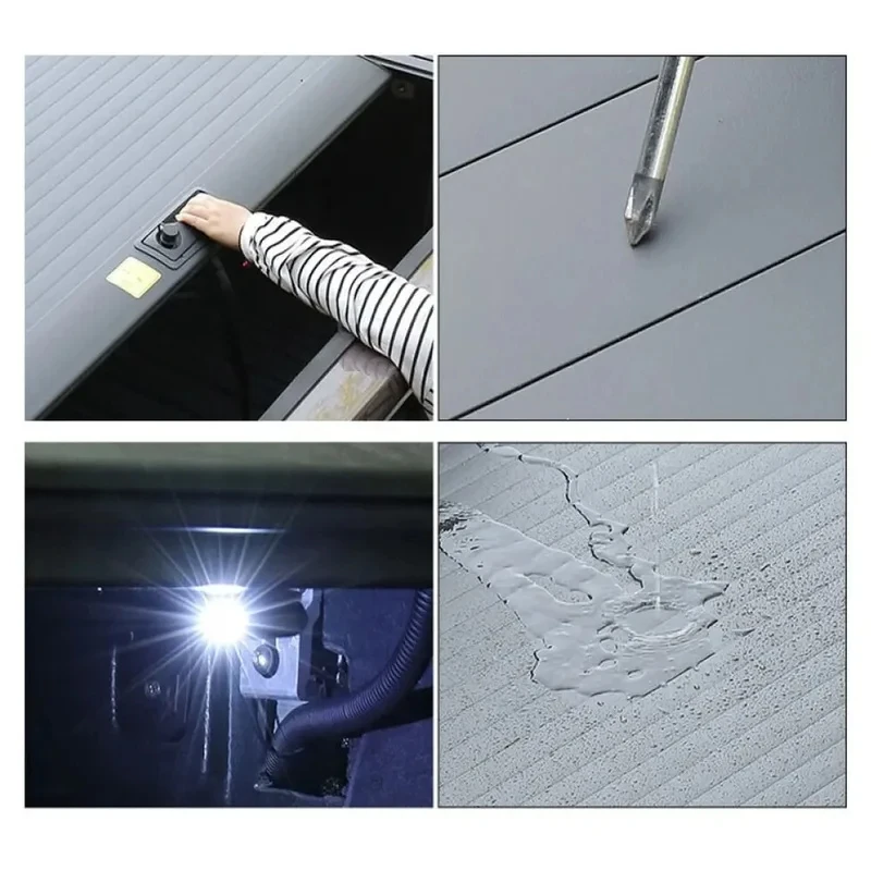 Custom Matte Black Aluminum Manual Retractle Tonneau Cover Fit Colorado Pickup Truck Bed Zero Leak