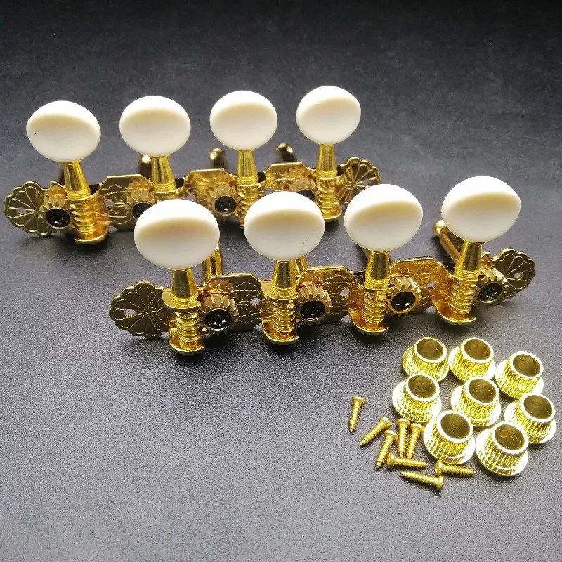 Mandolin Tuning Keys Machine heads Tuners Tuning Keys Pegs for Mandolin Instrument Gold/Nickel Plated