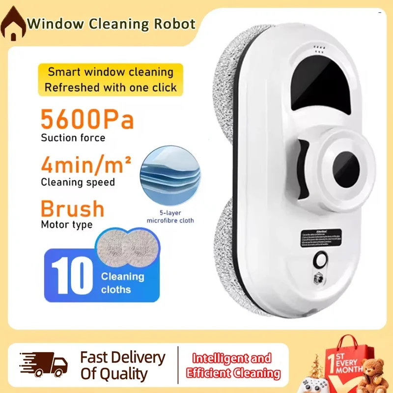

Window Cleaner Robot Vacuum Cleaning Remote Control For Home Cleaning Anti-Fall Electric Windows Washer Glass Cleaner