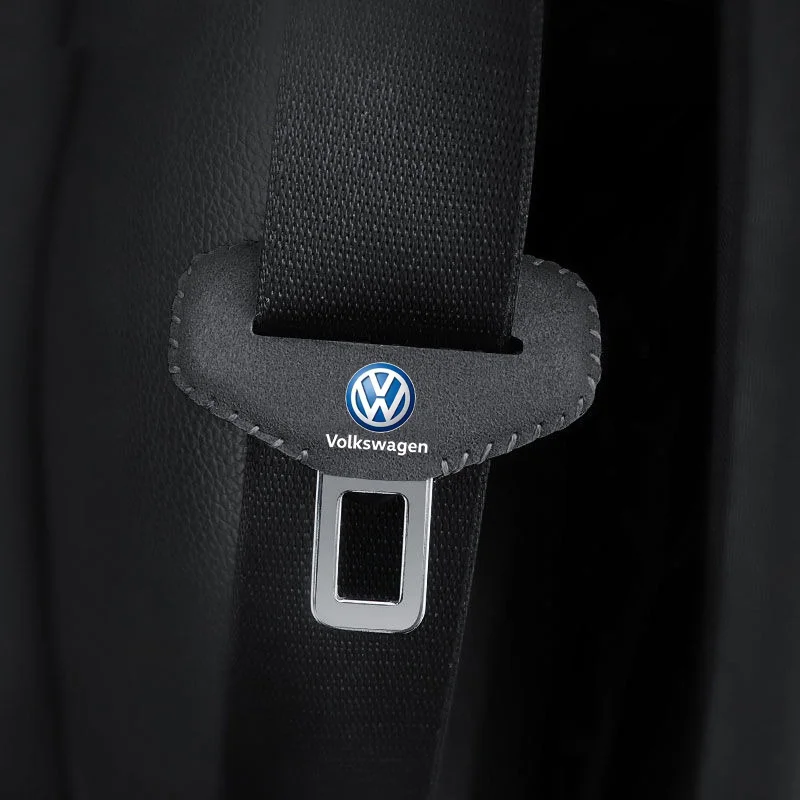 Car Seat Belt Clip Seatbelt Buckle Plug Protective Cover For VW Polo Golf 5 6 7 Passat B5 B6 B7 Touran Bora Beetle Jetta Rline