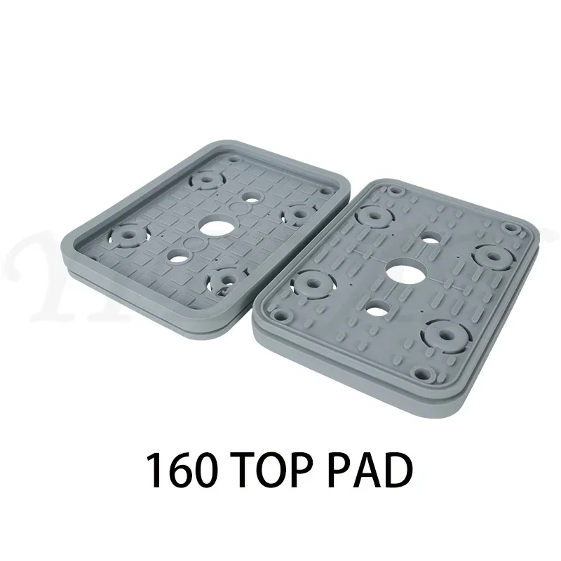 5PCS/Lot  160X115X17mm The Bottom & Top Vacuum Suction Plate Rubber Pad with/without step CNC Machine Center Cover Rubber Block