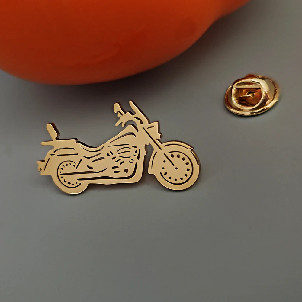 Pozłacana stal nierdzewna, ażu – Brooch Pin Gold recenzja i cena