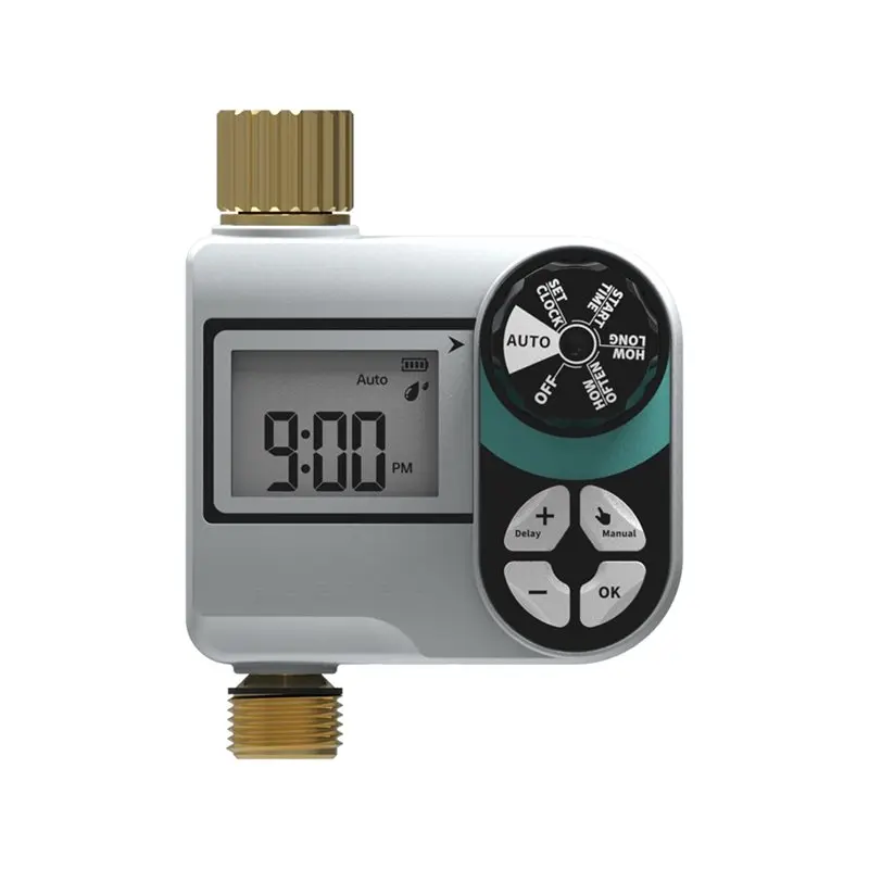 ABLN-Garden Irrigation Controller IP55 Waterproof Timed Water Valve Controller Automatic Watering System For Yard Lawn