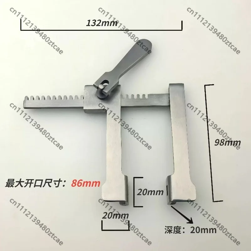 Veterinary Pet Rib Abdominal Retractor Spreader Hook Animal Orthopedic Surgical Instrument