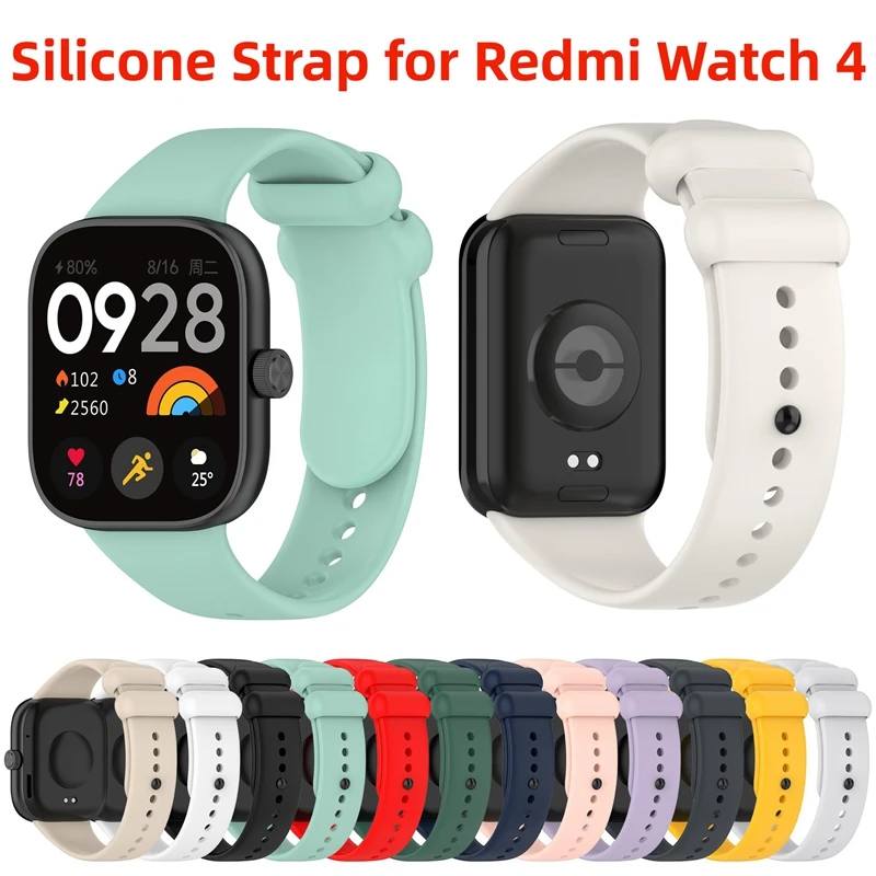 Silicone Strap For Redmi Watch 4 Smart Watch TPU Wristband Replacement Bracelet Belt for Xiaomi Redmi Watch4 Correa Strap