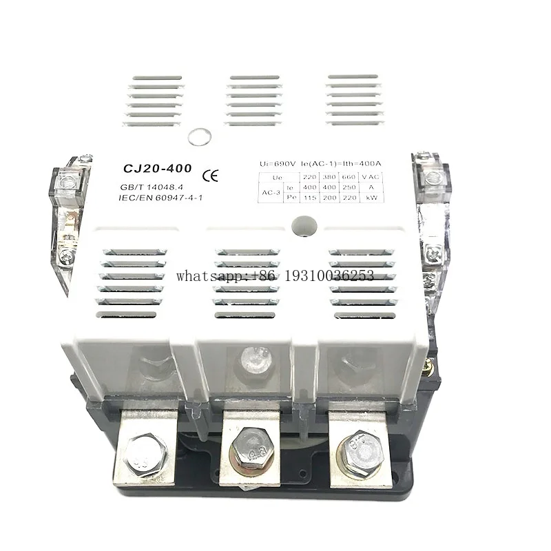 

Ac Contactor CJ20-400A 400a 3P 220V50/60HZ 3NO+3NC Silver Point Have A Stock Wholesale Price