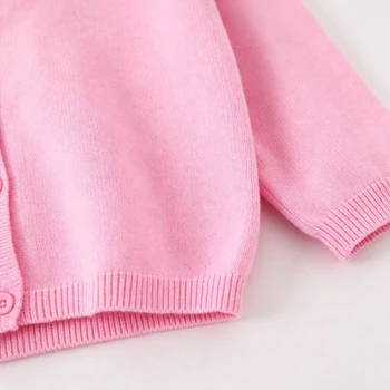 Toddler Cotton Knit Cardigan 4 Spring Autumn Toddler Knit Cardigan Baby Soft Knitted Sweater O‑Neck Long Sleeve Kids Outerwear Casual Children Daily Wear Coat 4