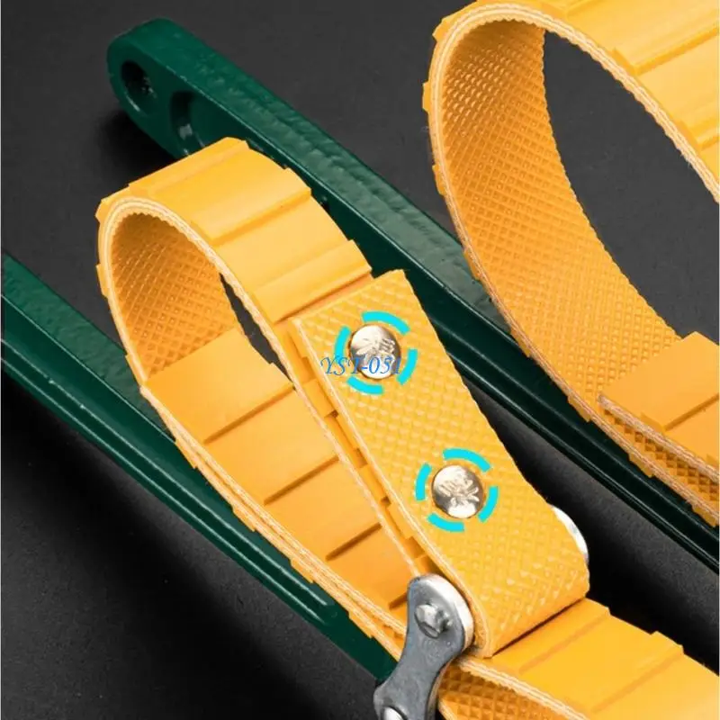 E15A Adjustable Oil Oil Filter Removal Strap Wrench Tool Belt Heavy Duty Strap Opener Cartridge Disassembly Tool