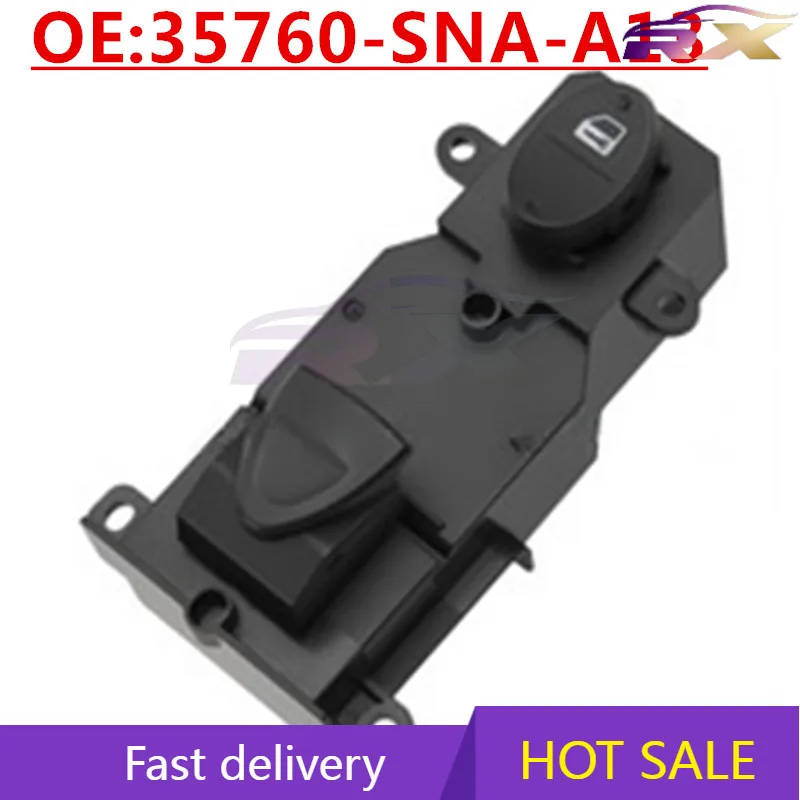 

OEM:35760-SNA-A13 Suitable For Honda Civic Glass Lifter Switch Power Windows Button Co-pilot 8P Switch