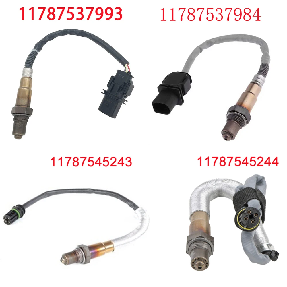 4X 11787545244 11787545243 11787537993 11787537984 Lambda Probe Oxygen O2 Sensor for BMW E60 E61 E63 E64 E65 523i 525i 530i 630i