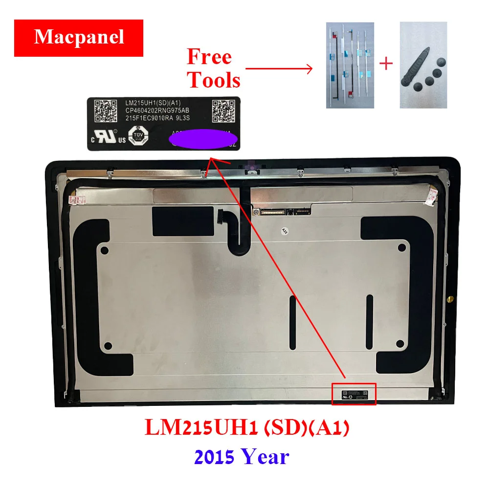 

New LCD Screen LM215UH1-SDA1 LM215UH1 SDA1 SD A1 LM215UH1 (SD)(A1) for A1418 iMac 4k Retina 21.5" 2015