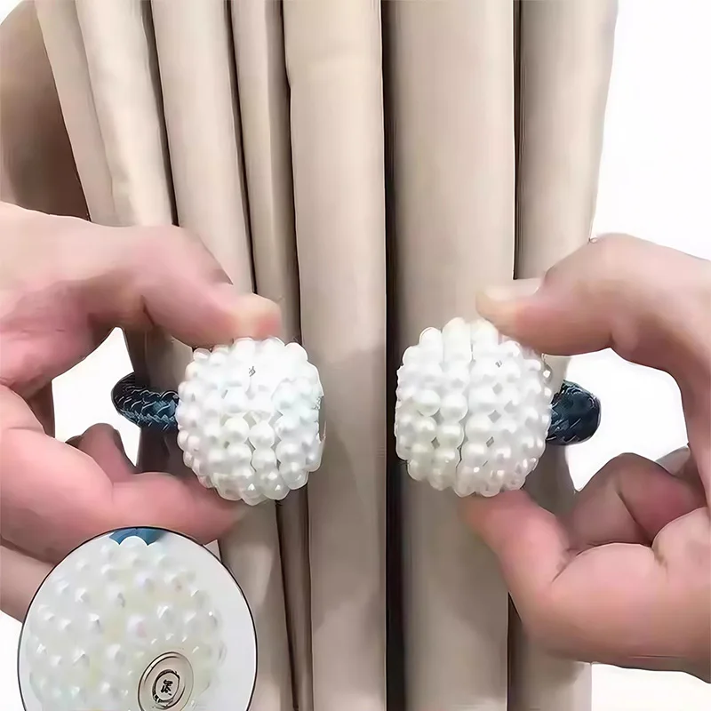 2 Stück moderne, minimalistische Vorhang-Raffhalter und Clips, einfach zu verwendende Vorhangschnüre, elegant, edel und attraktiv