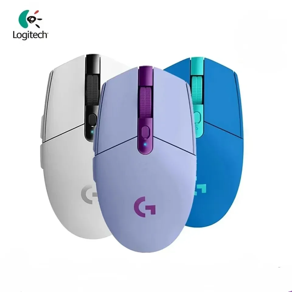 Logitech G304 Computer Gaming 2.4G Wireless Mouse Ergonomic Mouse HERO Engine 12000DPI for LOL PUBG Fortnite Overwatch Bluetooth